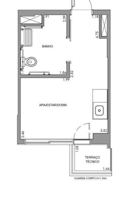Planta Unidade 203
